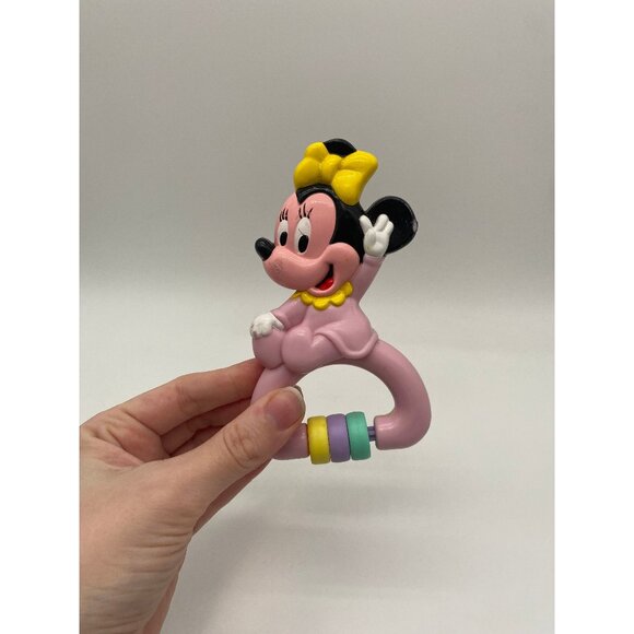 1990 Playskool Disney Minnie Mouse Rattle Toy - Picture 1 of 7